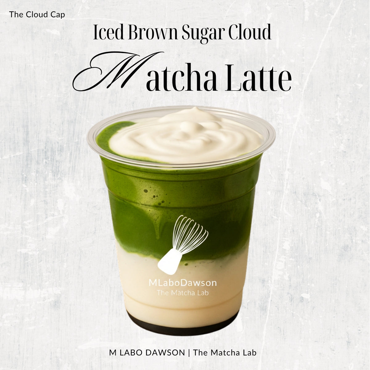 Iced Brown Sugar Cloud Matcha Latte