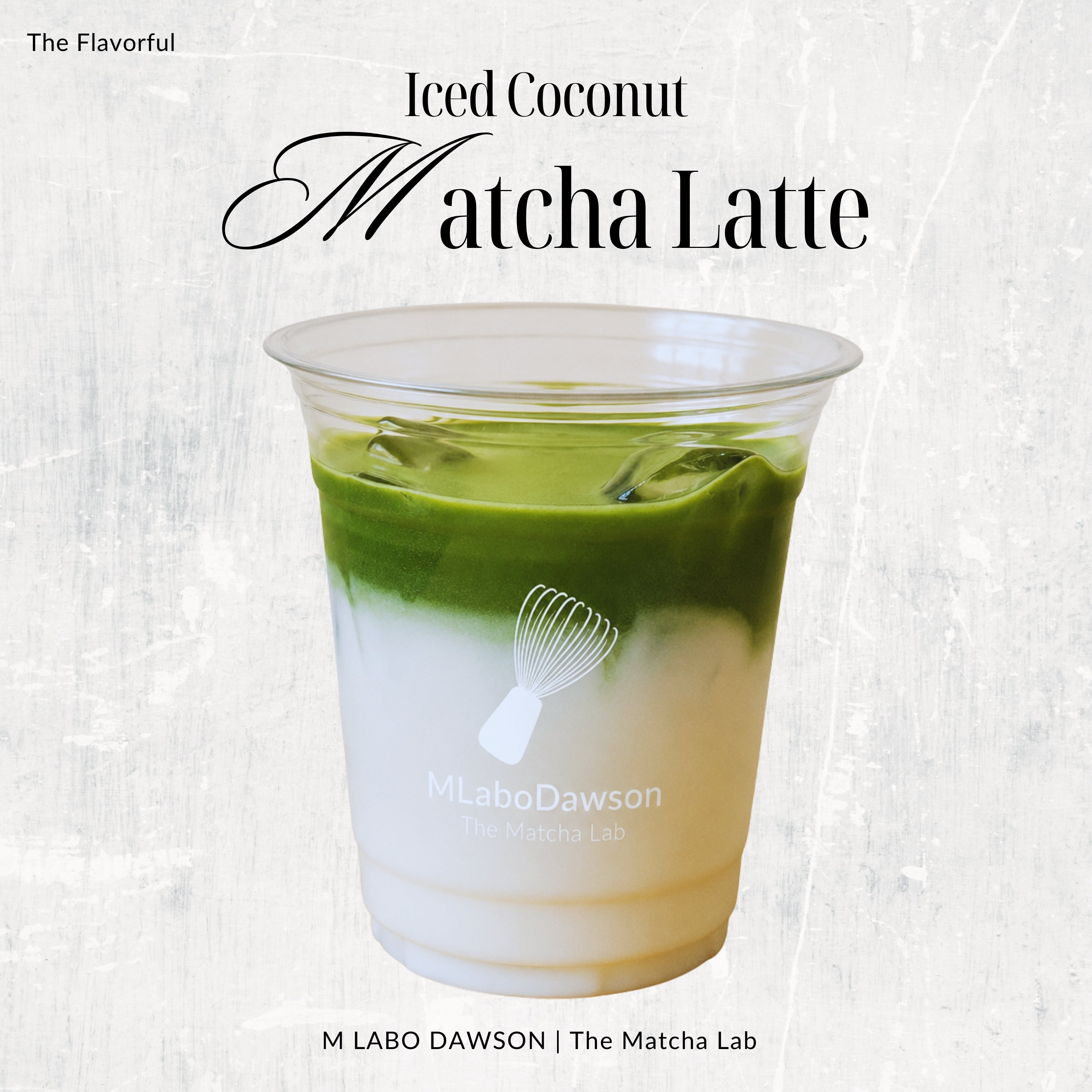 Iced Coconut Matcha Latte