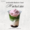 Iced Double Blueberry Cloud Matcha Latte