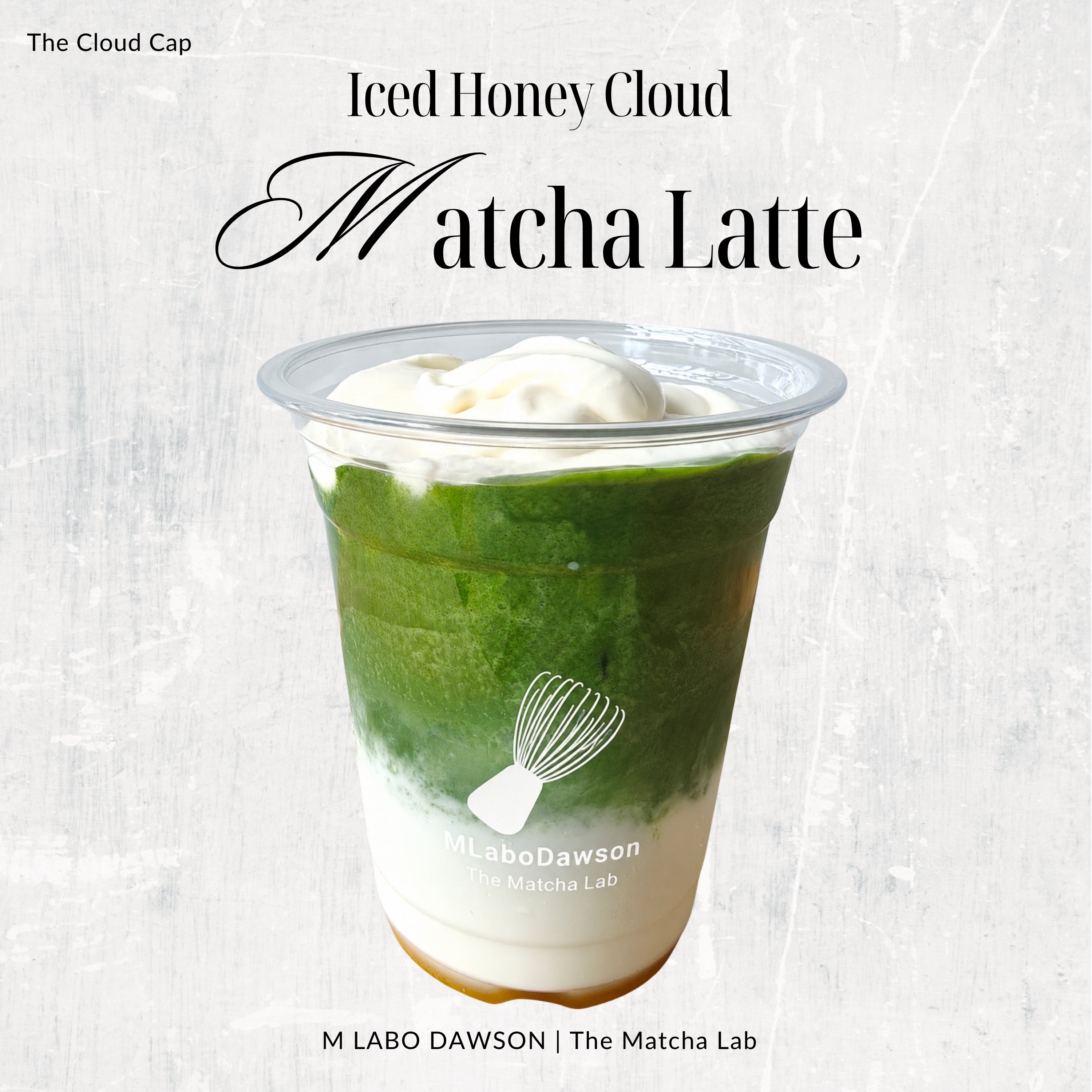 Iced Honey Cloud Matcha Latte