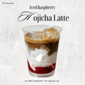 Iced Raspberry Hojicha Latte