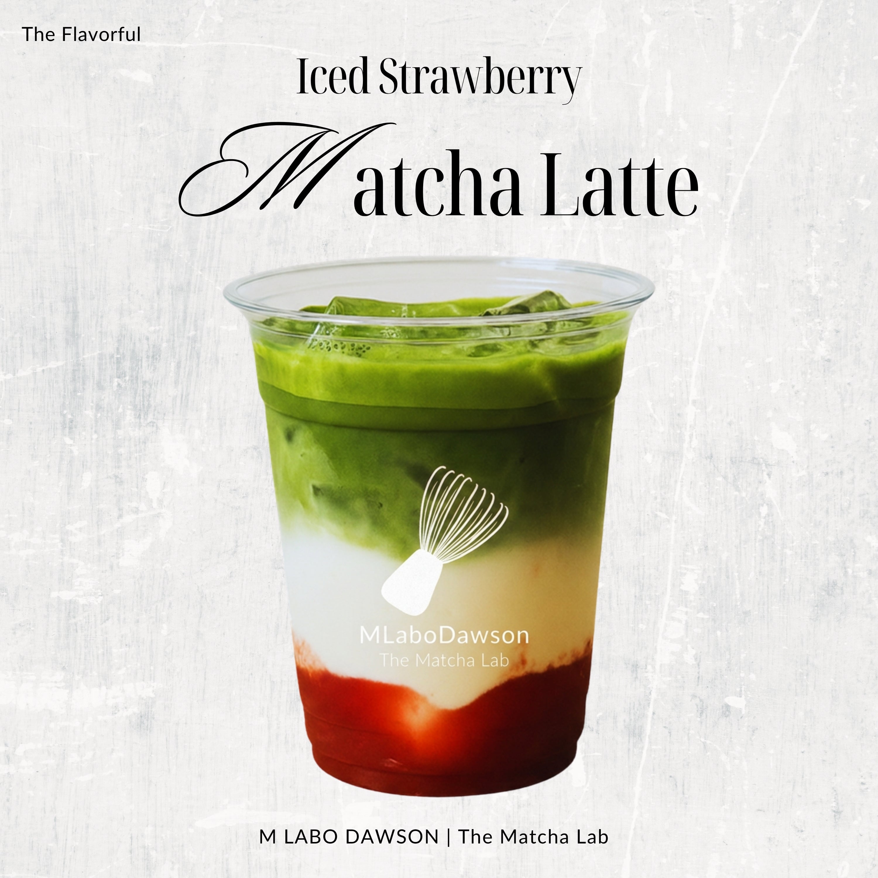 Iced Strawberry Matcha Latte